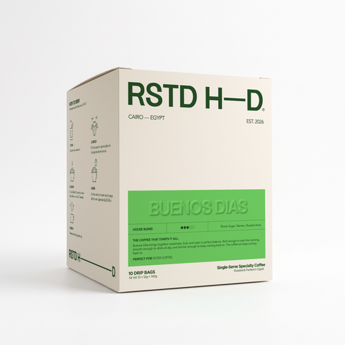 RSTD H—D Buenos Dias drip coffee box, 10 drip bags
