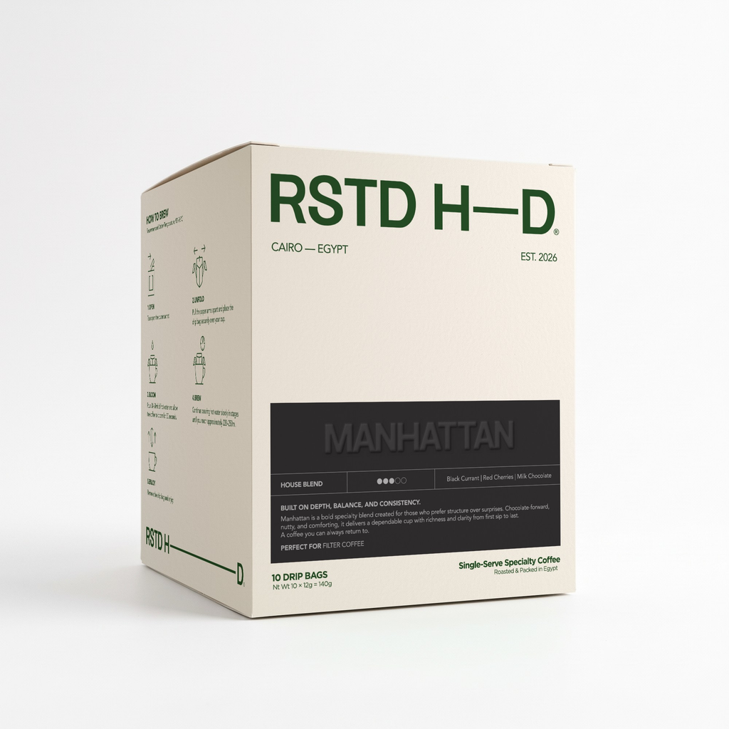 Manhattan house blend drip-bag box